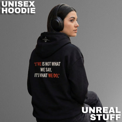 Unreal Stuff Couple Hoodie – I Love You Thiiiiiiiiis Much Edition